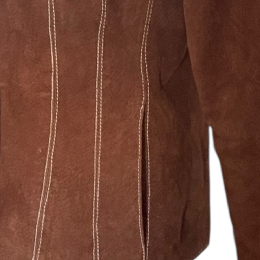 Wilsons Leather Brown Suede Jacket M (8/10) - Picture 5 of 6